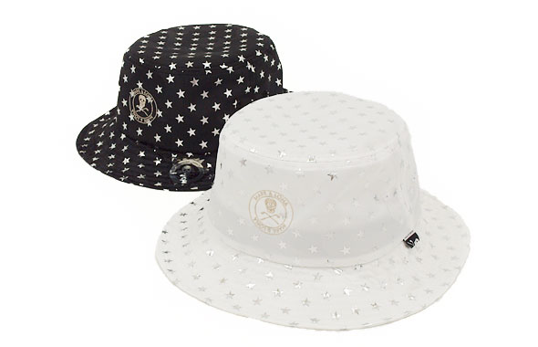 マーク＆ロナ ML STARドット☆バスケットハット レディース