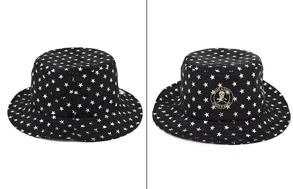 マーク＆ロナ ML STARドット☆バスケットハット レディース